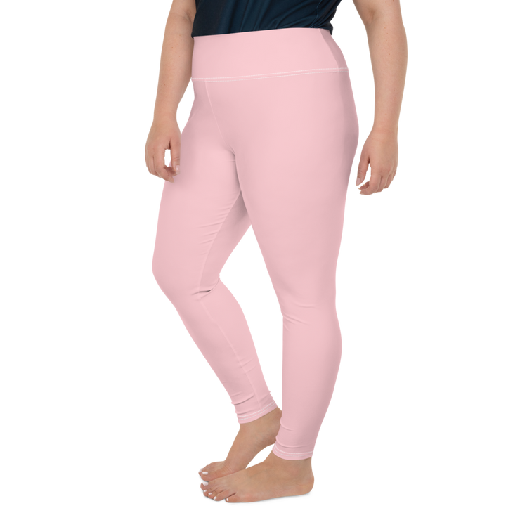 Cotton Candy Pink Plus Size Leggings