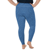 Blue Denim Jean 243 Plus Size Leggings