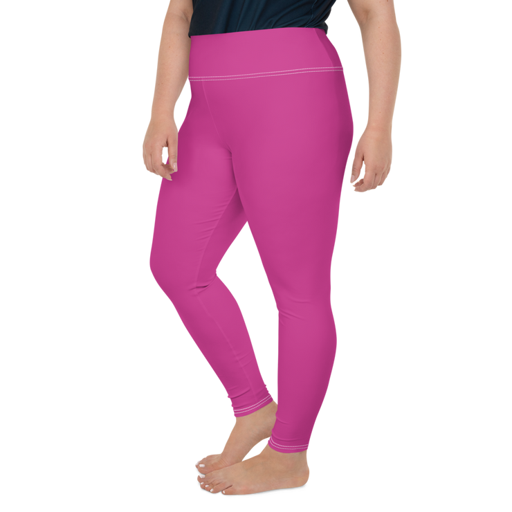 Fuschia Plus Size Leggings