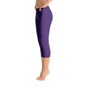 Purple Capri Leggings