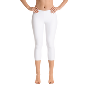 White Capri Leggings