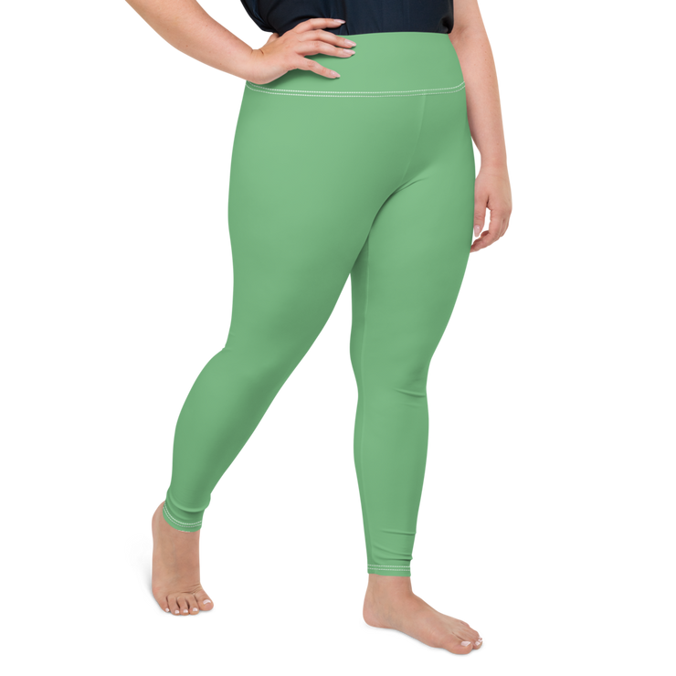 Fern Plant Plus Size Leggings