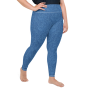 Blue Denim Jean 243 Plus Size Leggings