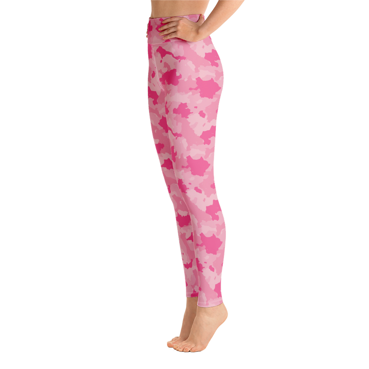 Pink Camo Yoga Pants