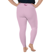 Pink Lavender Plus Size Leggings