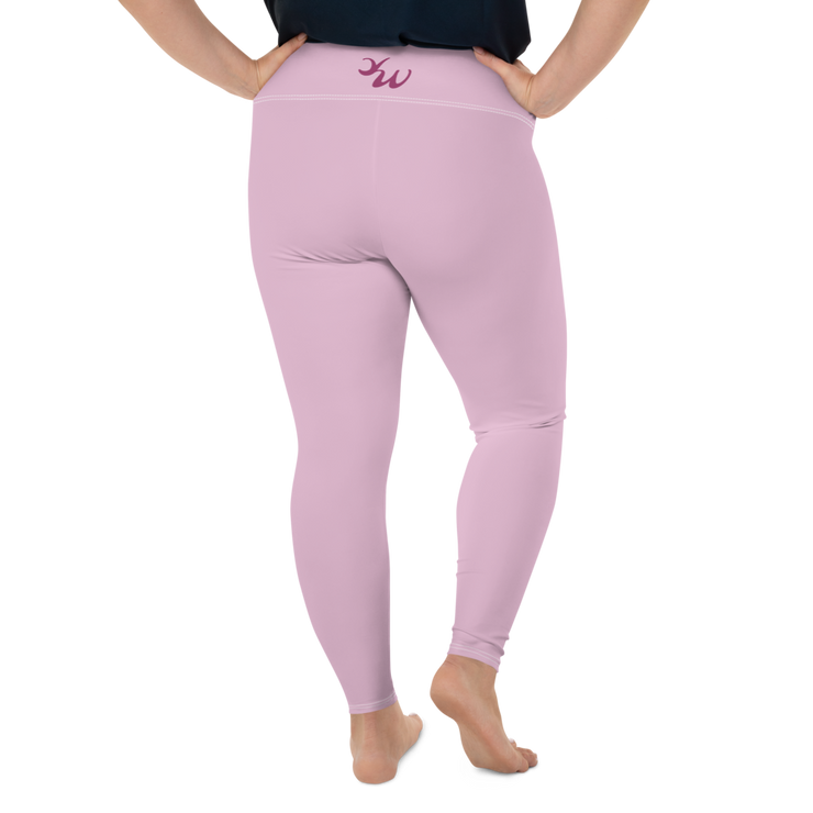 Pink Lavender Plus Size Leggings