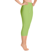 Apple Green Capri Yoga Pants