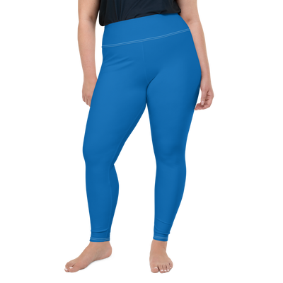 Blue Plus Size Leggings