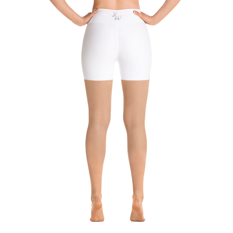 White Yoga Shorts