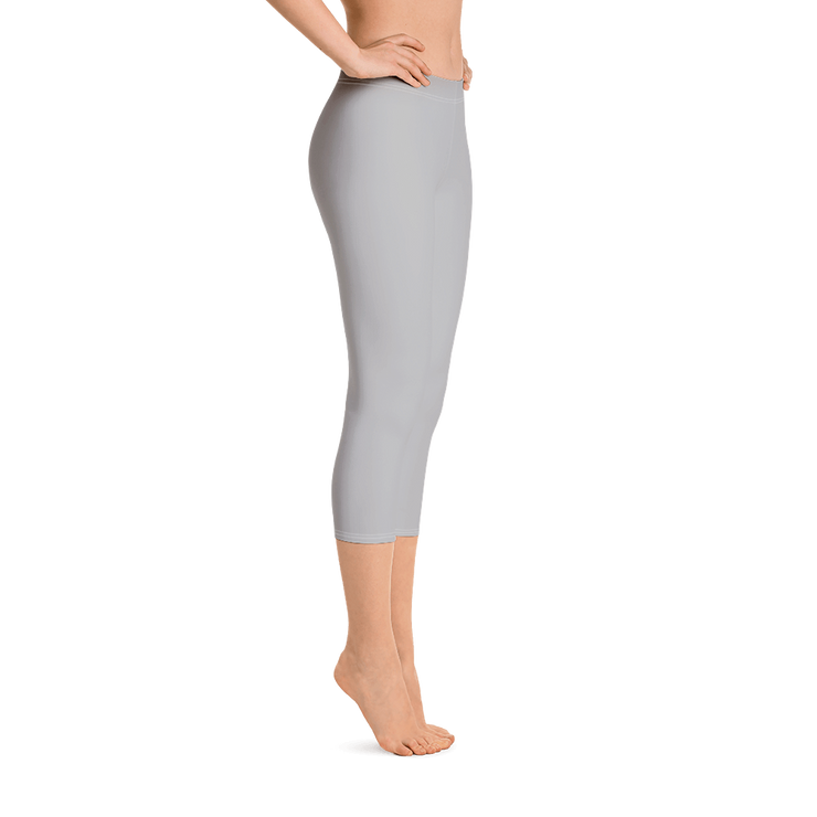 Silver Capri Leggings