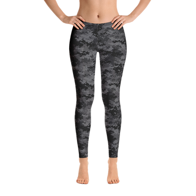 Black Camo Pixel Leggings