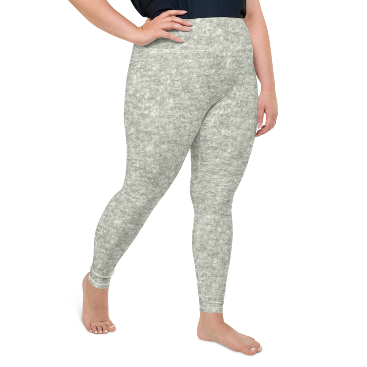 Silver Fur Plus Size Leggings