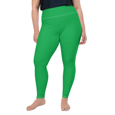 Green Plus Size Leggings