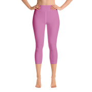 Pink Blush Capri Yoga Pants