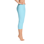 Sky Blue Capri Leggings