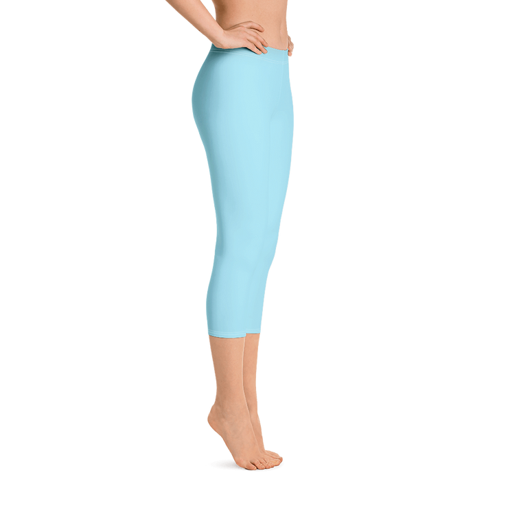 Sky Blue Capri Leggings