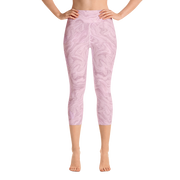 Cherry Cream Capri Yoga Pants