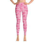 Pink Camo Pixel Yoga Pants