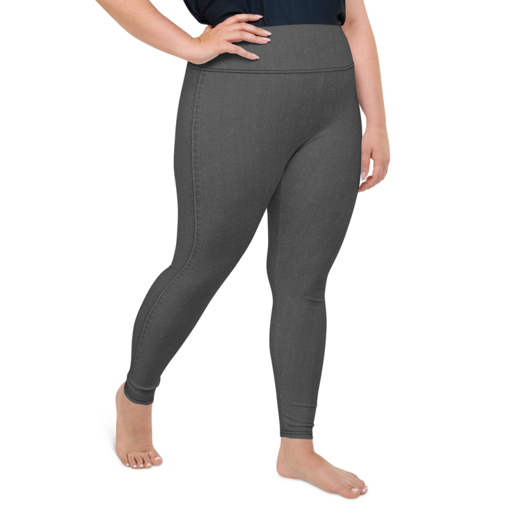 Black Denim Jean 250 Plus Size Leggings