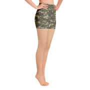 Camo Pixel Yoga Shorts