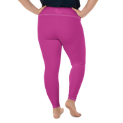 Magenta Plus Size Leggings