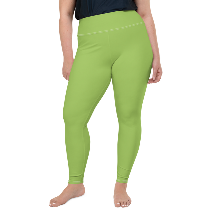 Apple Green Plus Size Leggings