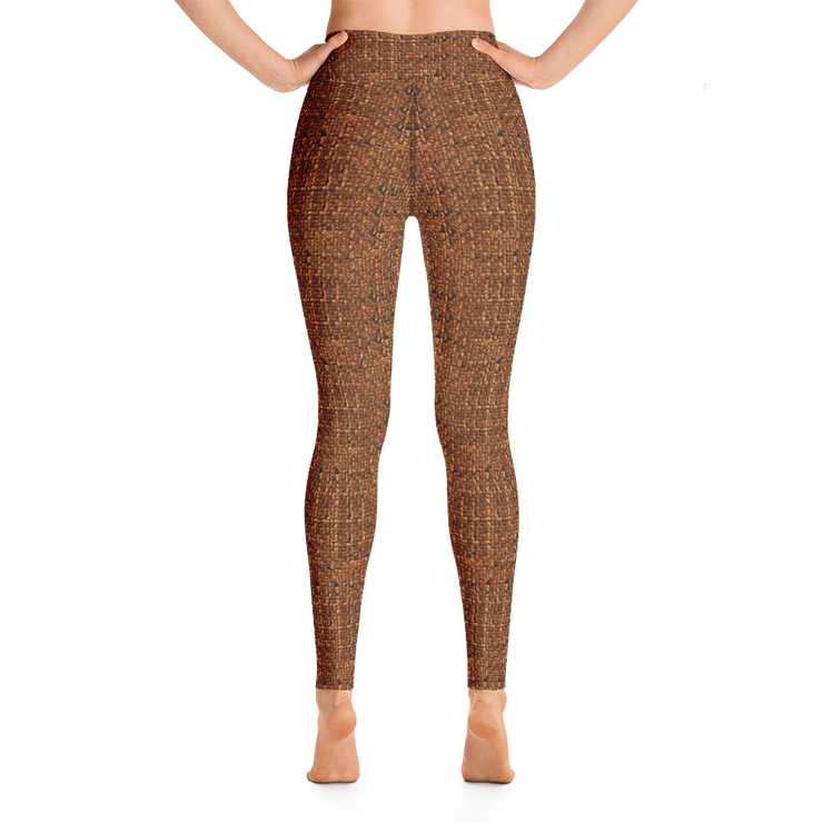 Terracotta Bouclé Yoga Pants