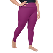 Raspberry Plus Size Leggings