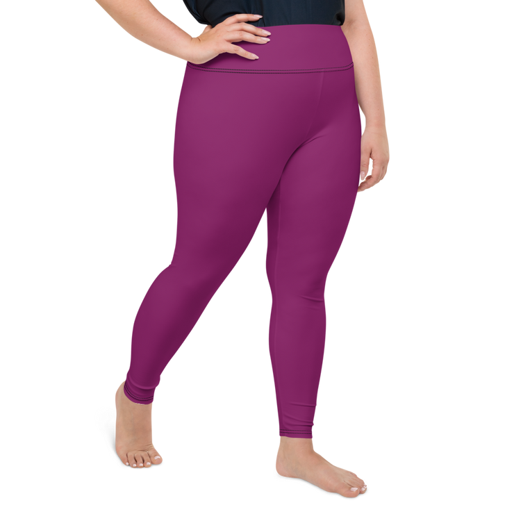 Raspberry Plus Size Leggings