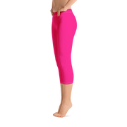 Neon Pink Capri Leggings