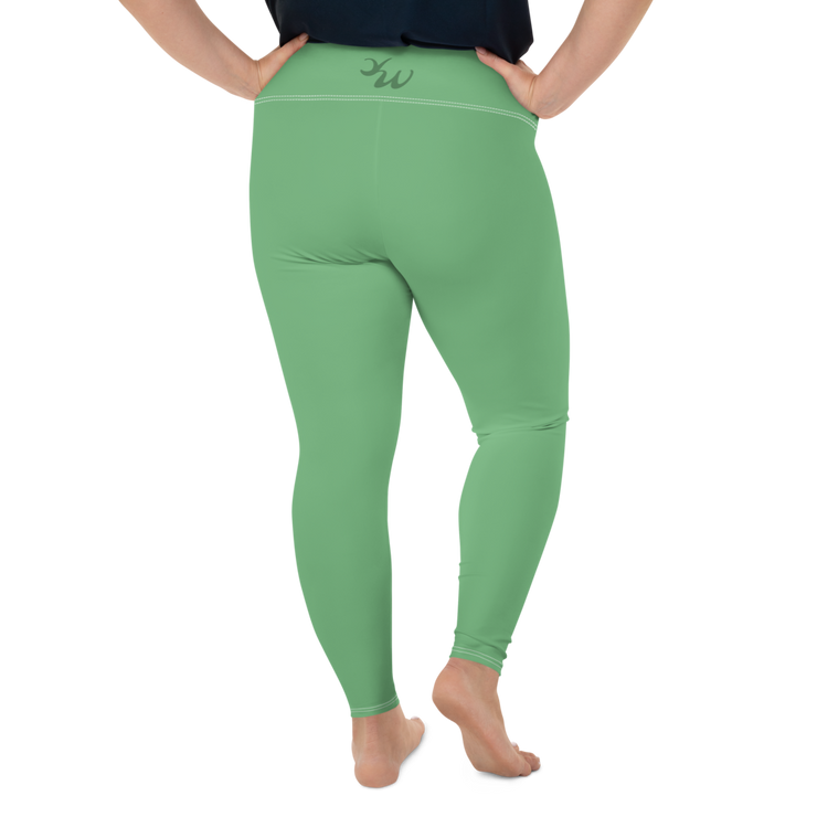 Fern Plant Plus Size Leggings