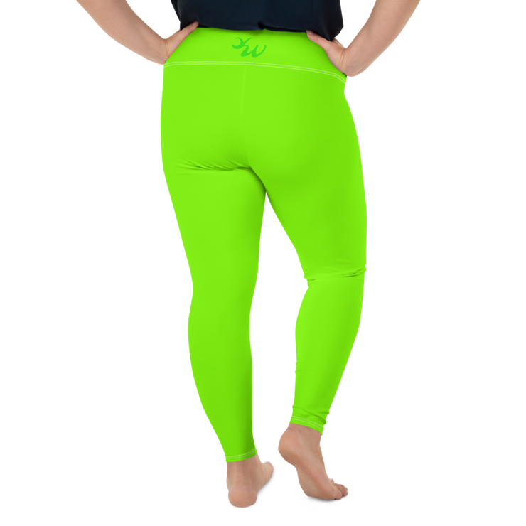 Neon Green Plus Size Leggings