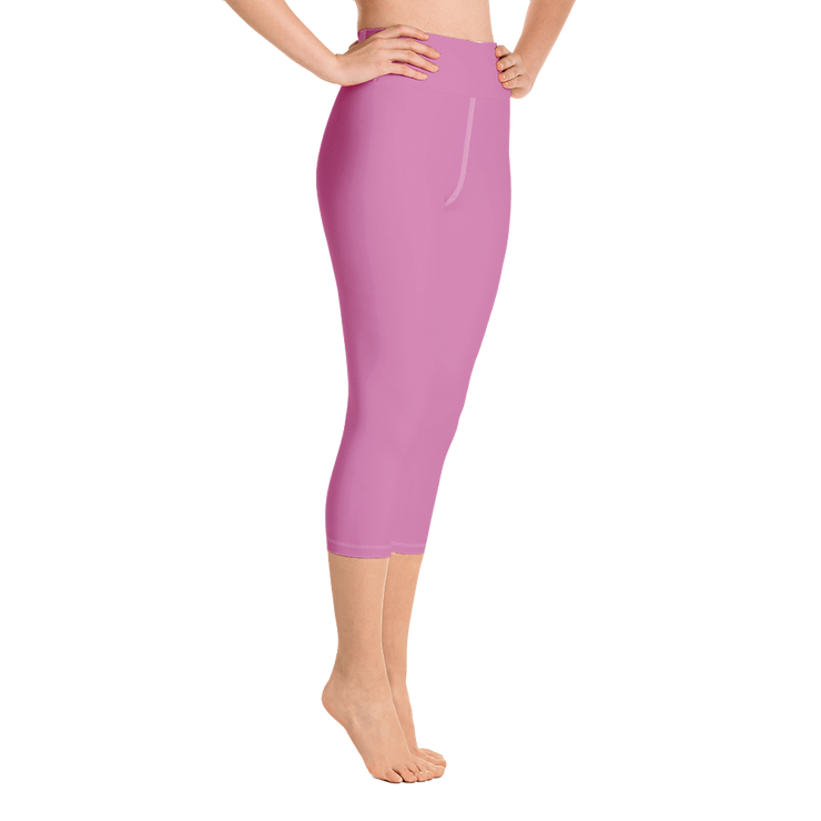 Pink Blush Capri Yoga Pants