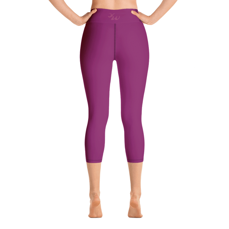 Raspberry Capri Yoga Pants