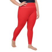 Scarlet Red Plus Size Leggings