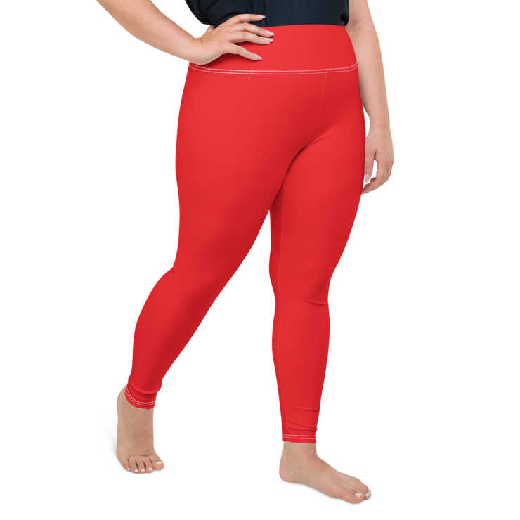 Scarlet Red Plus Size Leggings