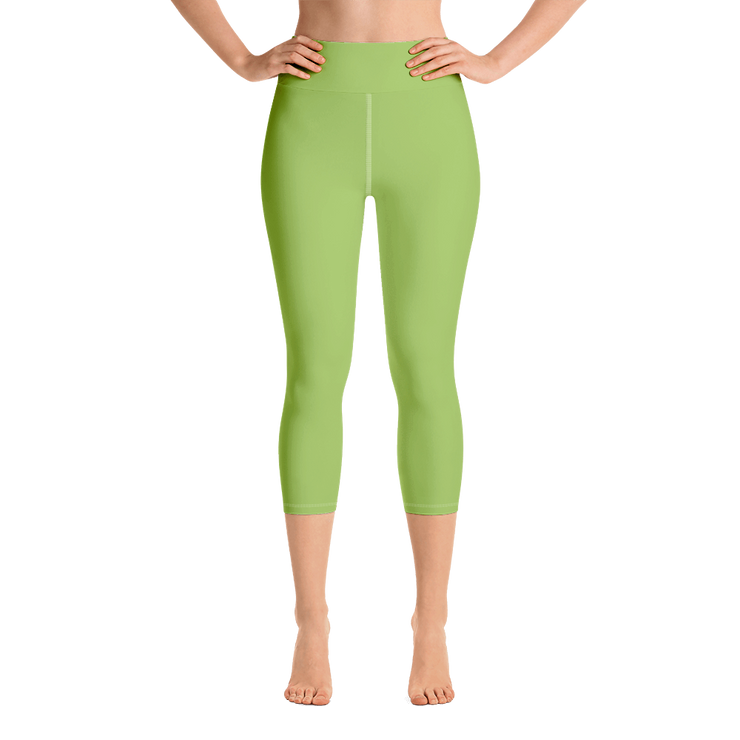 Apple Green Capri Yoga Pants