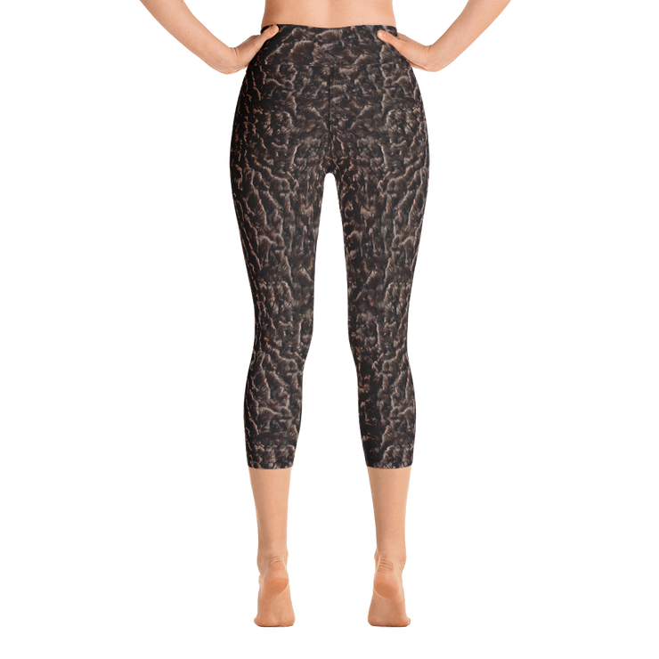 Karakul Sheep Capri Yoga Pants