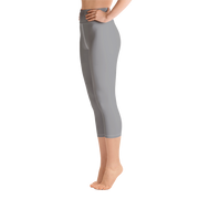 Gray Capri Yoga Pants