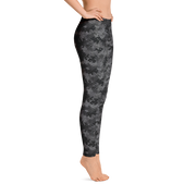 Black Camo Pixel Leggings