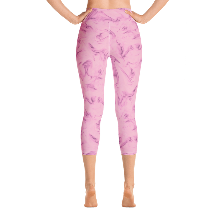 Berry Swirl Capri Yoga Pants