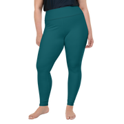 Sherpa Blue Plus Size Leggings