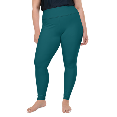 Sherpa Blue Plus Size Leggings