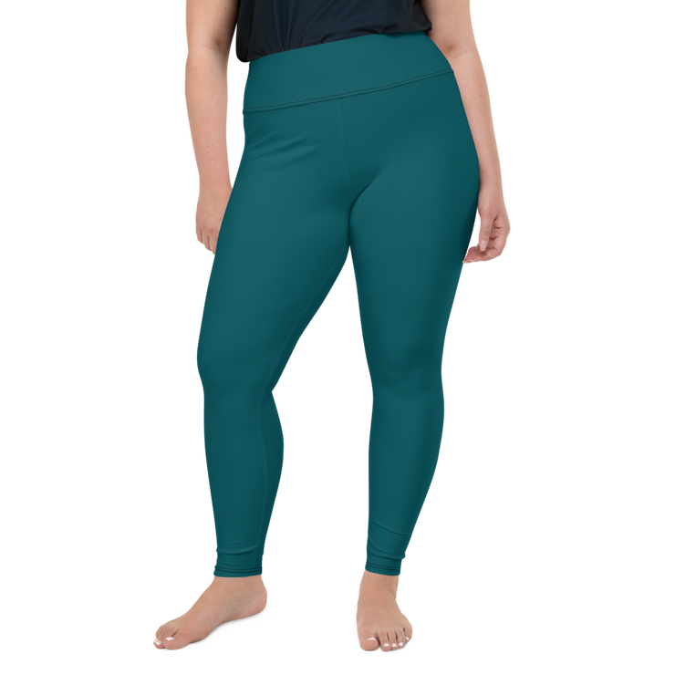 Sherpa Blue Plus Size Leggings