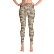 Brown Camo Yoga Pants