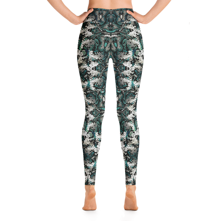 Rainforest Snakeskin Yoga Pants