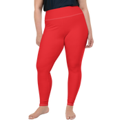 Scarlet Red Plus Size Leggings