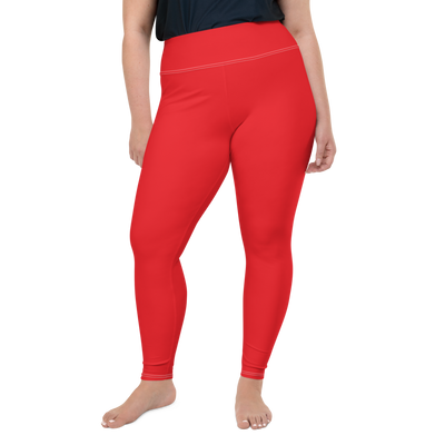 Scarlet Red Plus Size Leggings