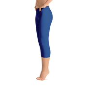 Midnight Blue Capri Leggings