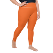 Orange Plus Size Leggings